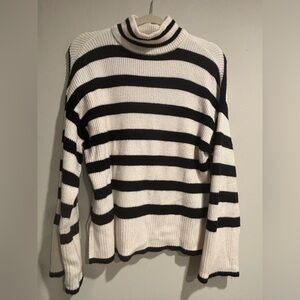 White House Black Market Striped Knit Top